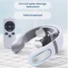 Wireless Electronic Neck Massager 4D Shiatsu Cervical Massager Stiff Neck Massage Health Care Therapy Pulse Pain Relief - Image 3